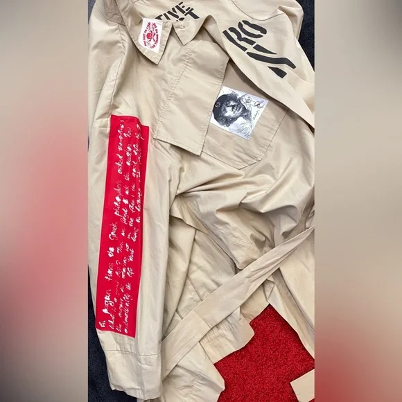 Vivienne Westwood “ACTIVE RESISTANCE TO PROPAGANDA” TRENCH COAT NWT SS16 - Picture 9 of 13